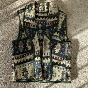 Vintage tribal vest
